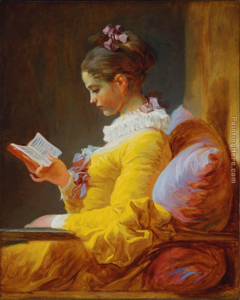 Jean-Honore Fragonard the reader